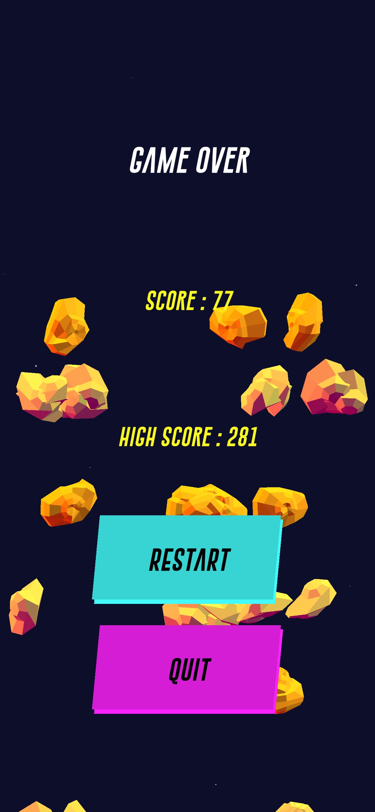 Screenshot of HyperBlaster. Game starting.
